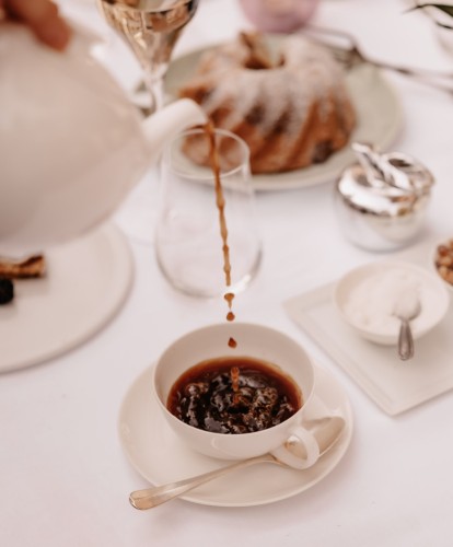 Verschiedene Kaffee und Teesorten