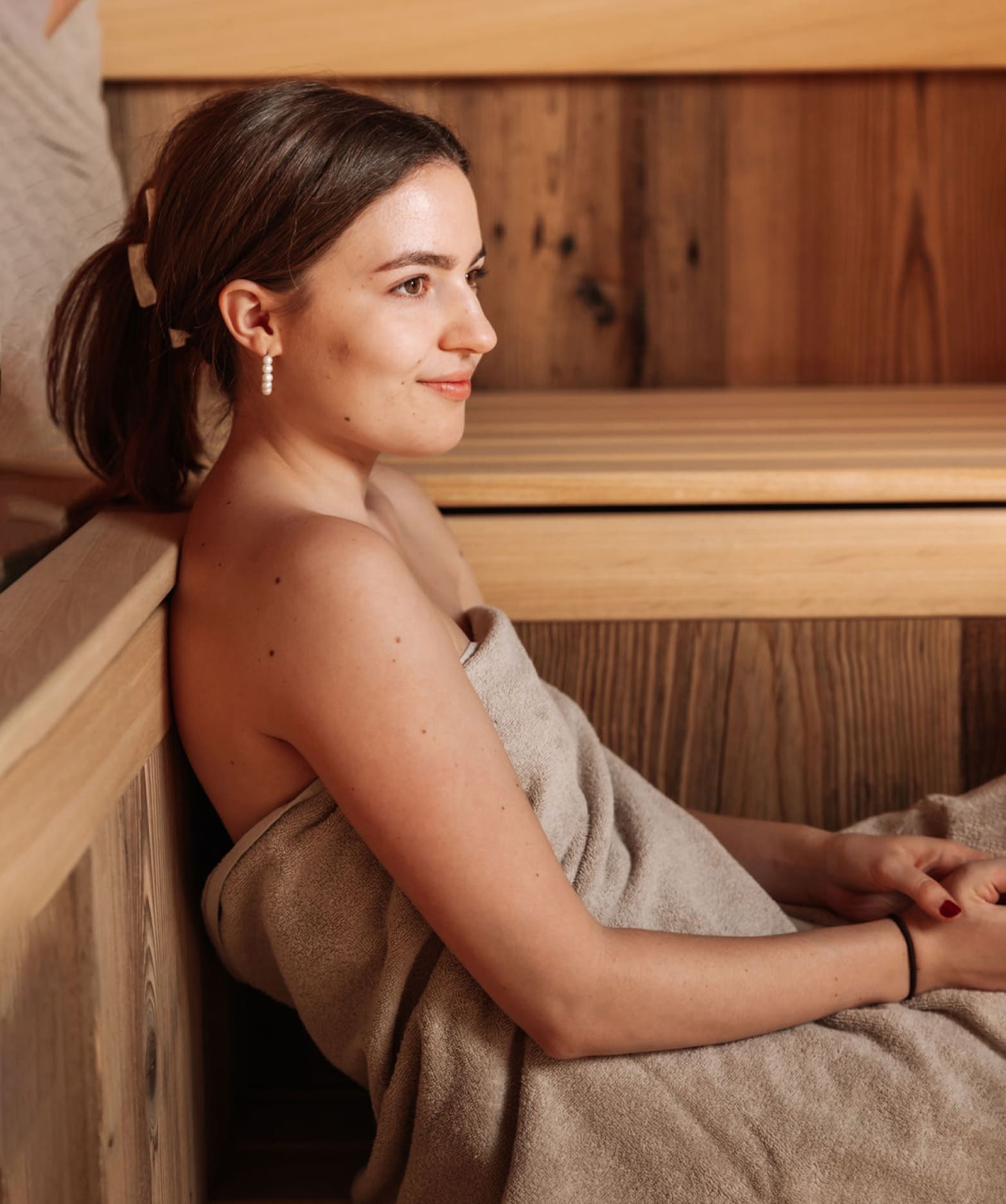 Entspannung in der Sauna